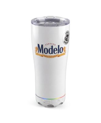 16oz Stainless Steel Tumbler with Removeable LED Light Waterproof Bluetooth Speaker