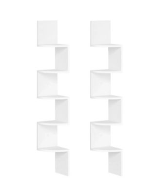 Wall-Mounted Corner Shelf Set of 2 for Space-Saving Home Storage