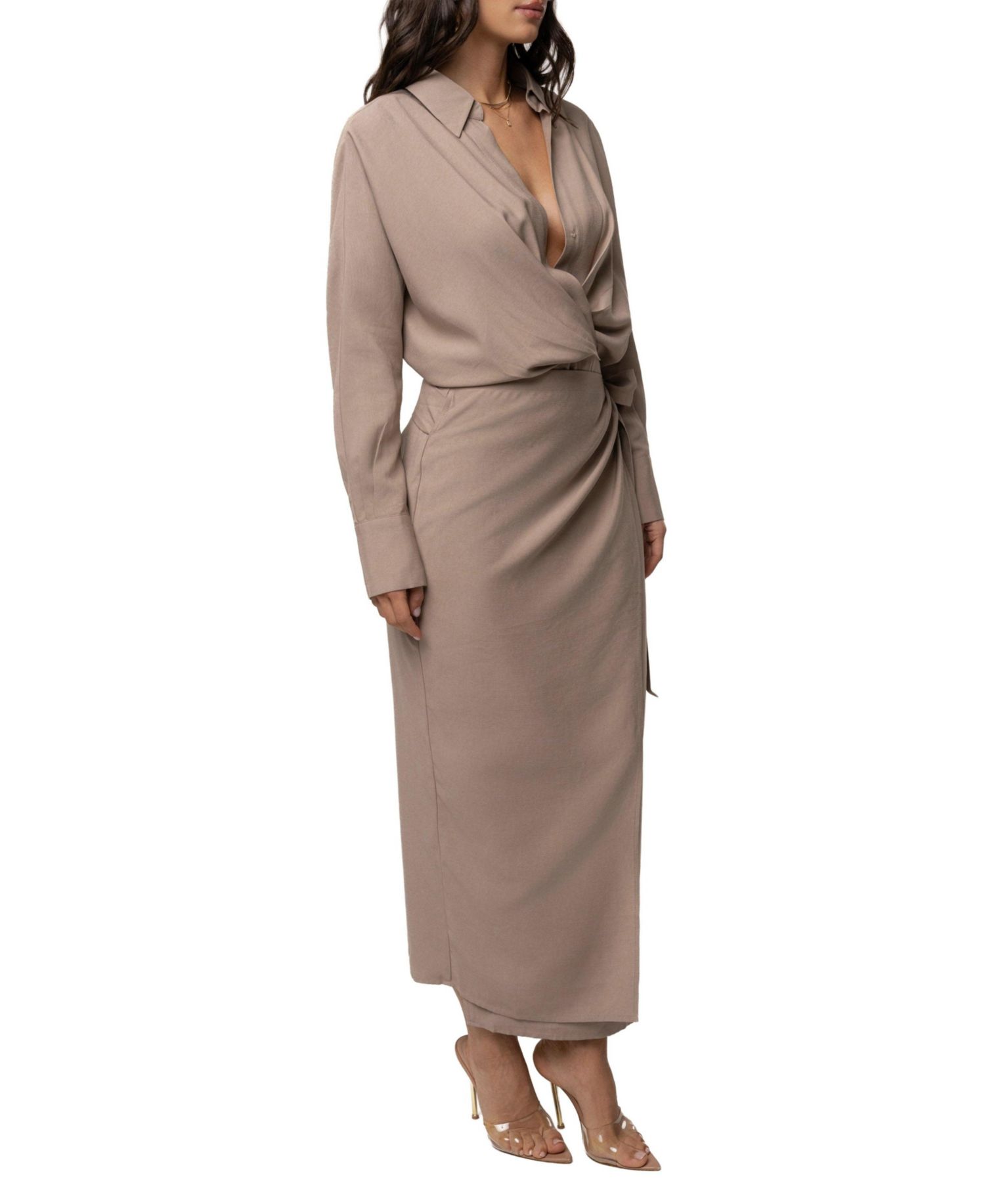 Women's Skyline Wrap Midi Dress