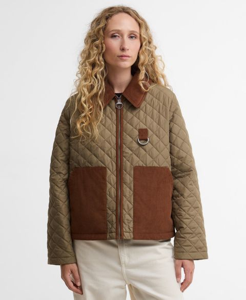 Женские куртки Barbour Women's Aylesby Quilted Front-Zipper Jacket