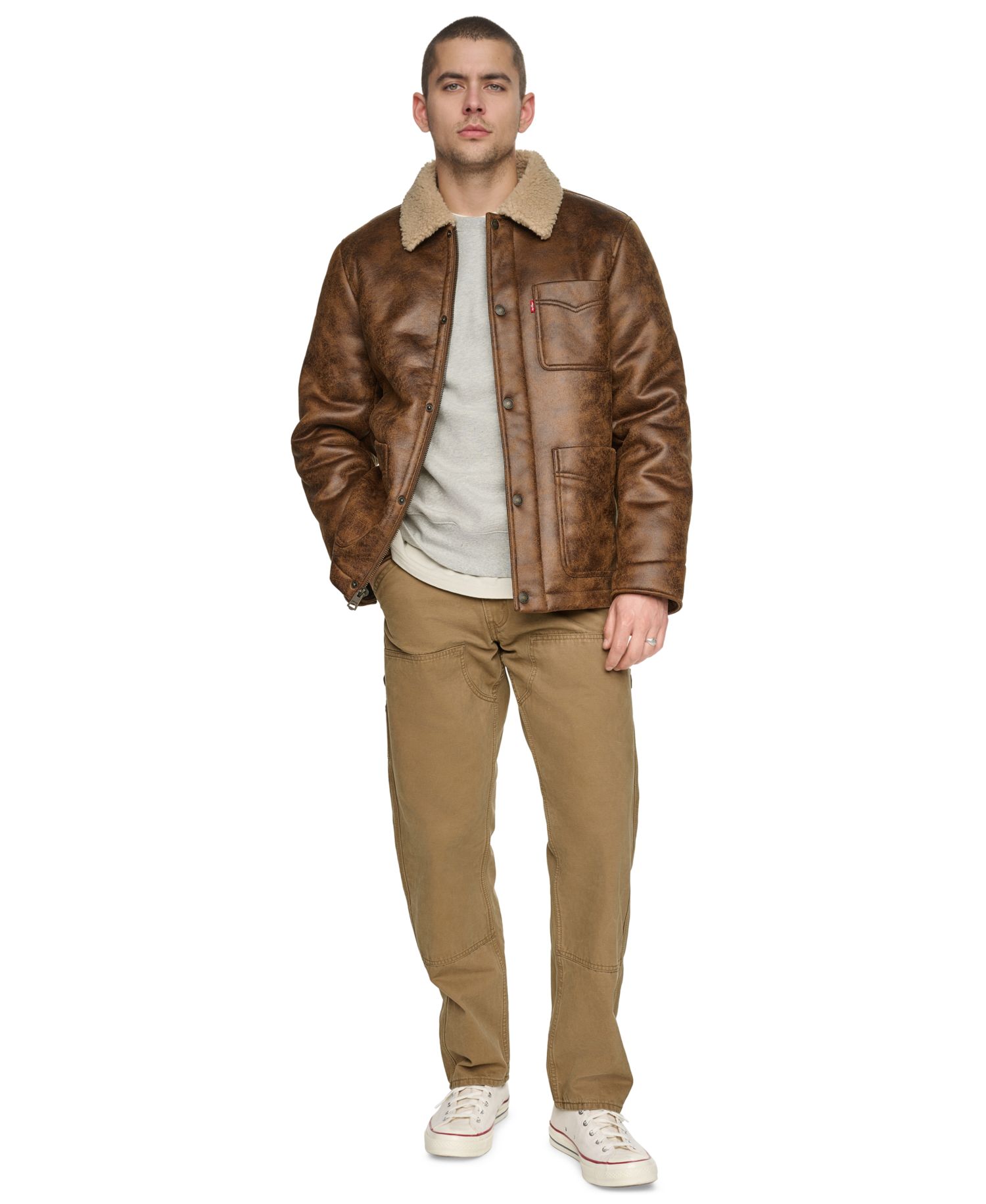 Men's Shearling Classic-Fit Ranch Jacket