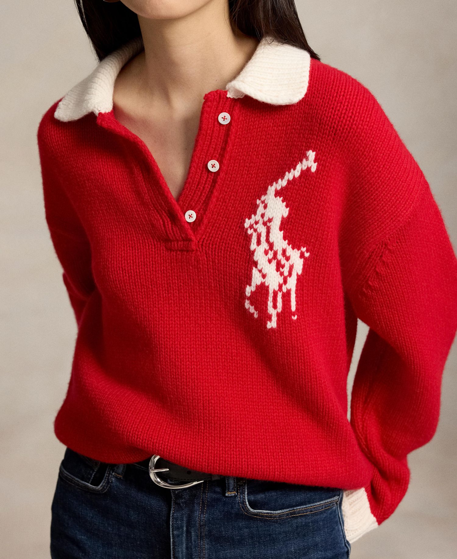 Women's Big Pony Rugby Sweater