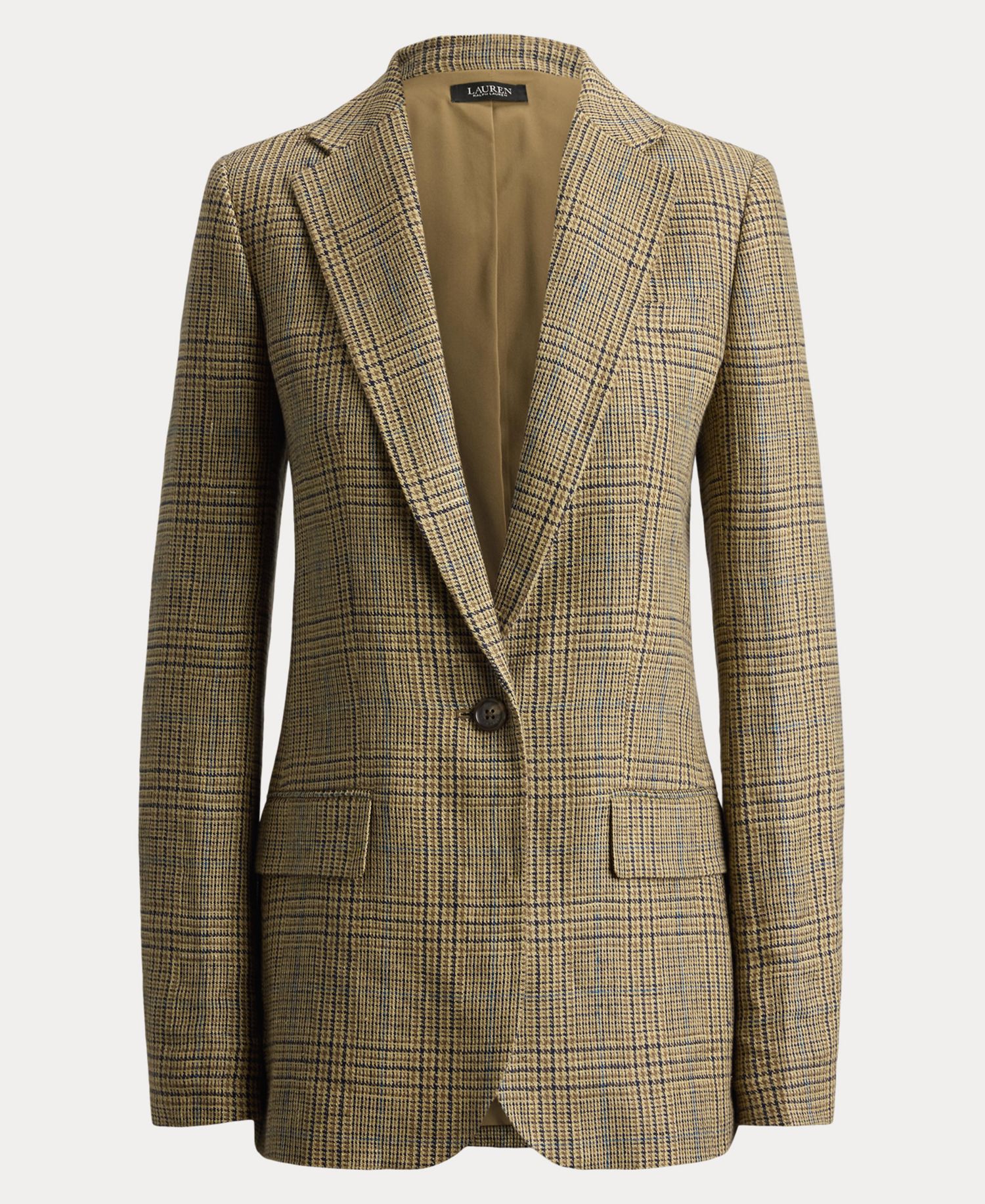 Women's Glen Plaid Padded Blazer