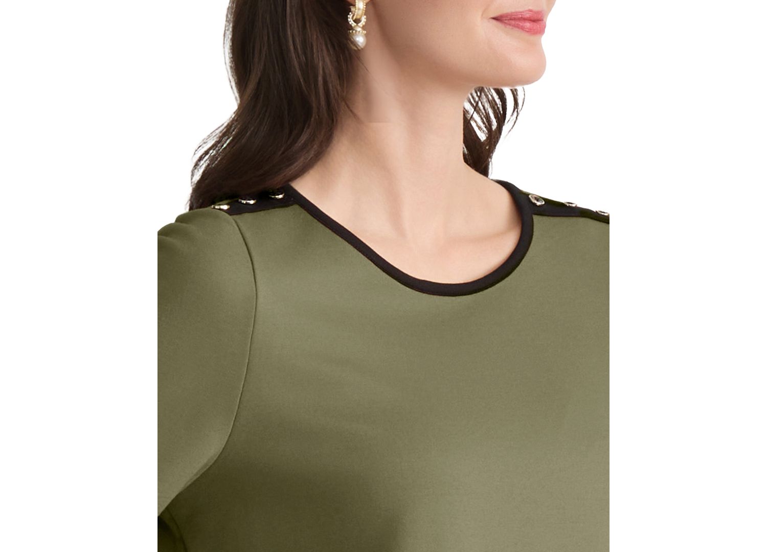 Petite Drop Shoulder Top