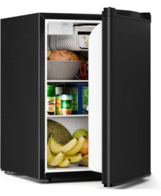 2.6 Cubic. Feet Mini Fridge with Freezer, Adjustable Temp