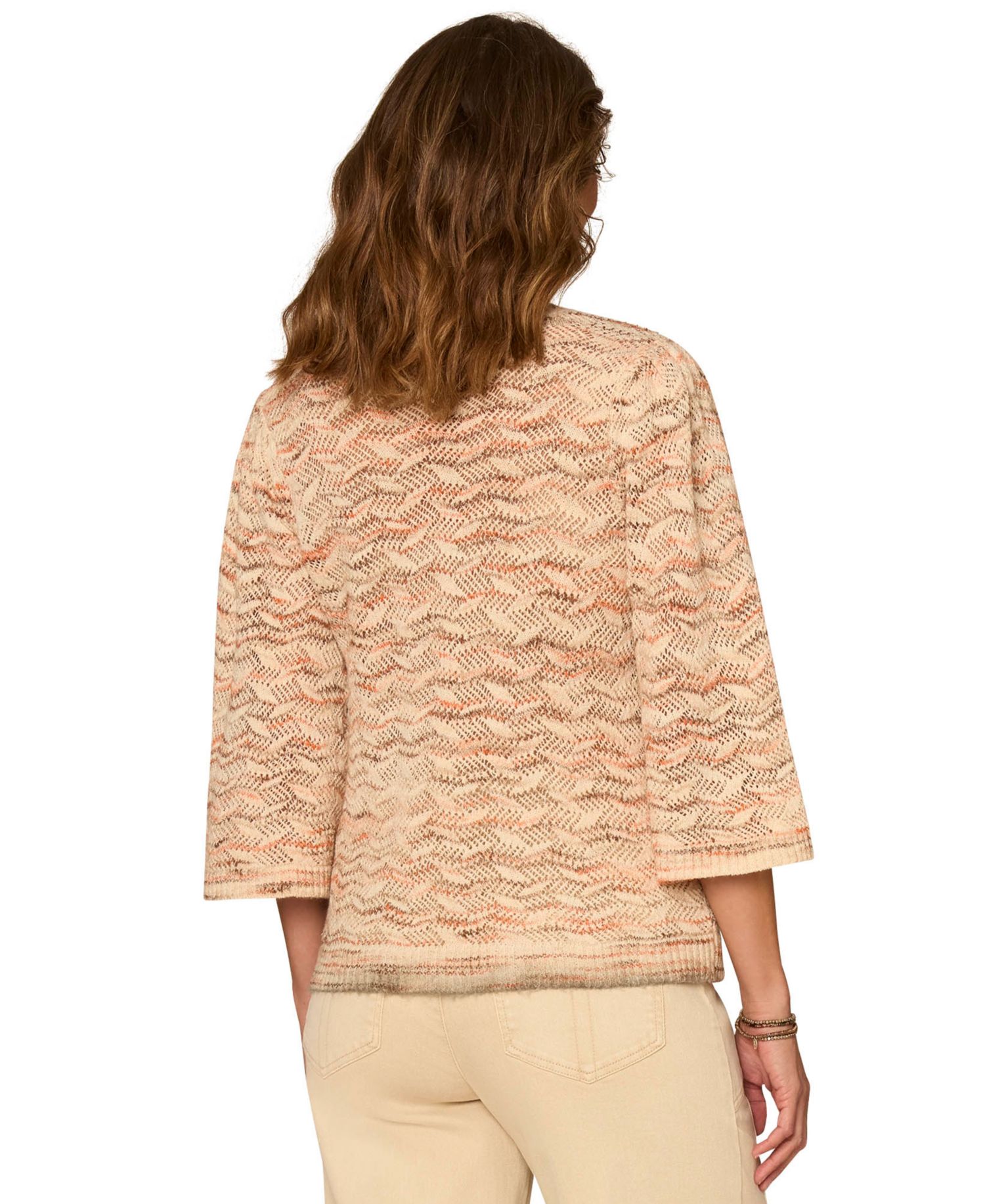 Petite Round Neck Pull-On Sweater
