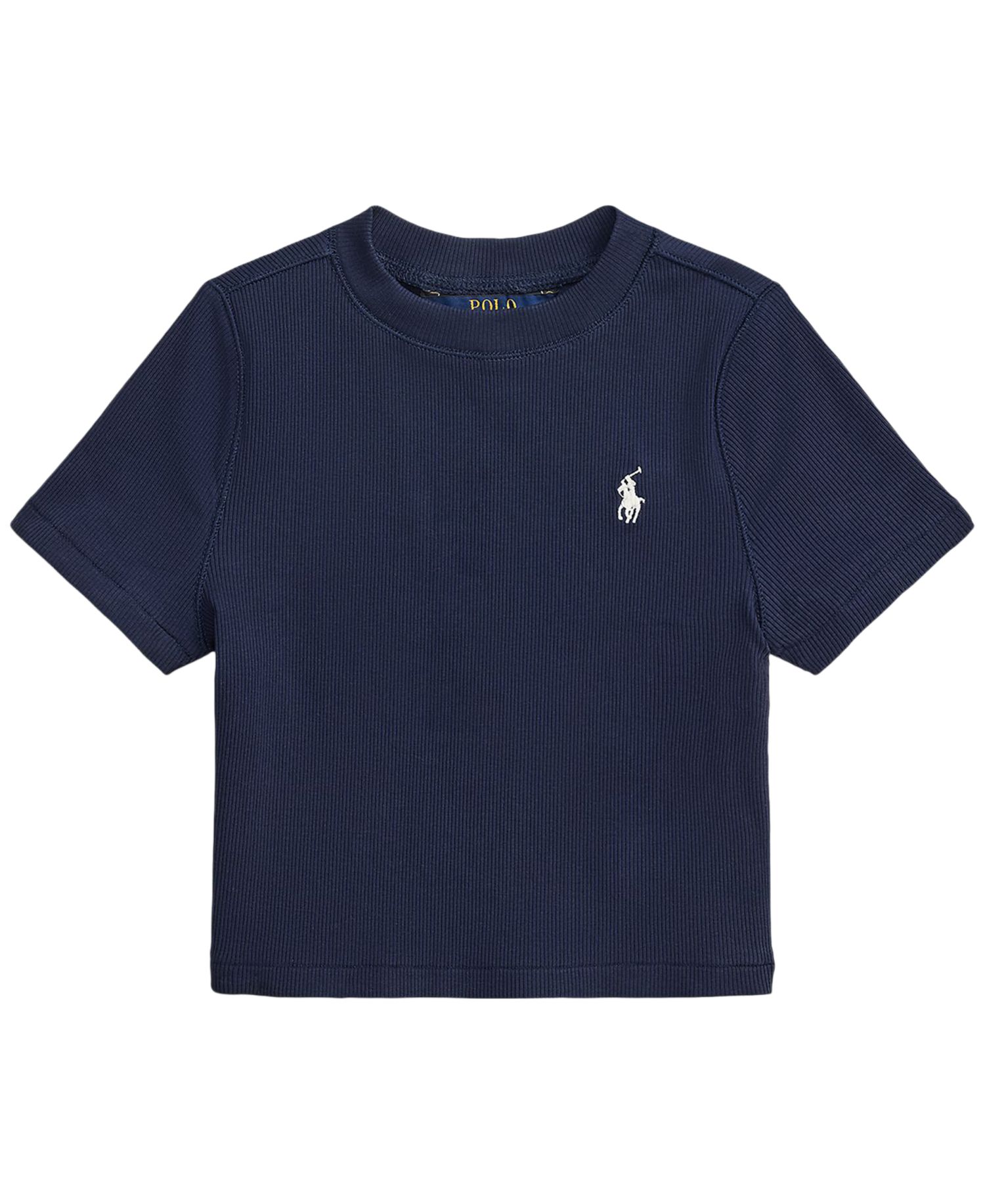 Girls' 7-16 Ribbed Boxy T-Shirt