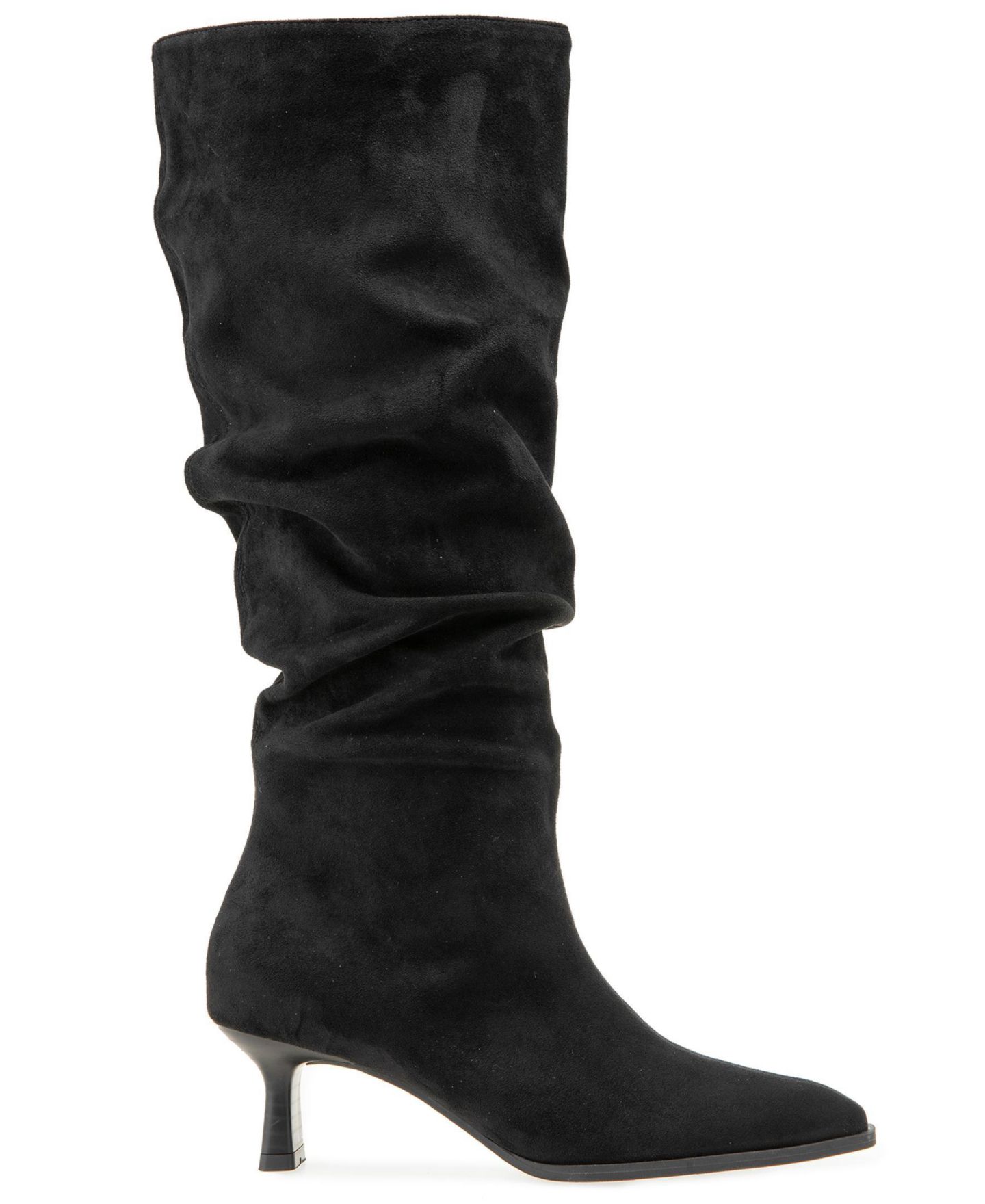 Женские ботинки Kensie Ulysse Slouch Knee-High Kitten Heel Boot, цвет: Чёрный — фото 2
