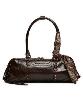 Cierra Medium Scarf Detail Large Shoulder Handbag