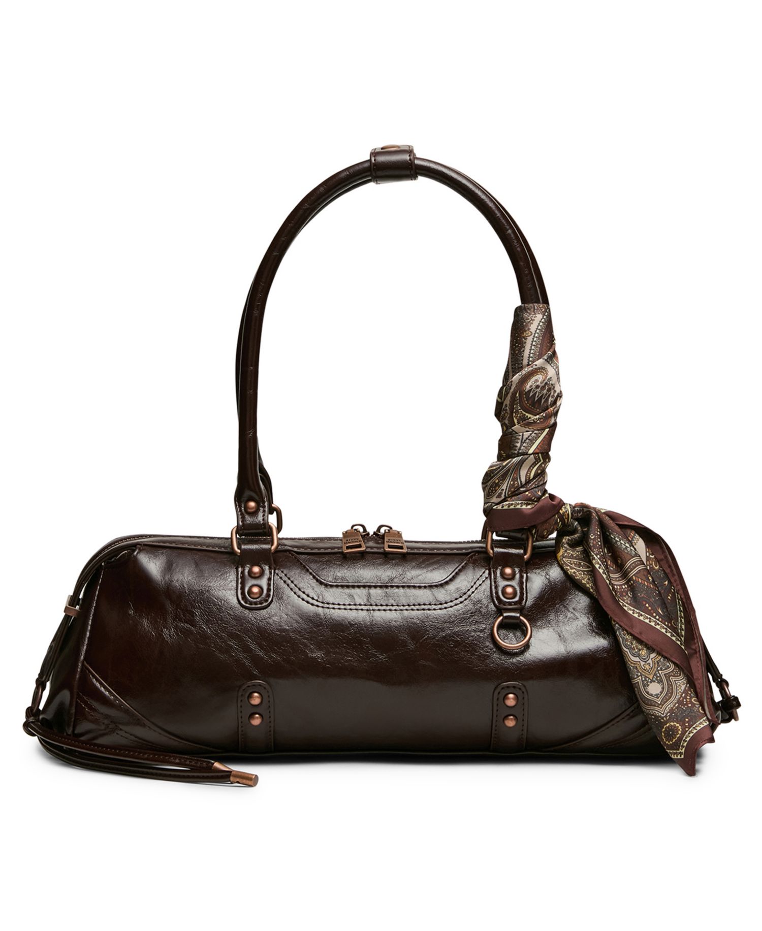 Cierra Medium Scarf Detail Large Shoulder Handbag