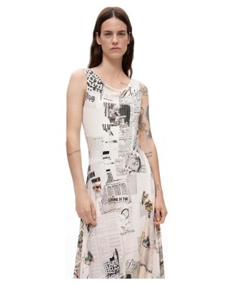 Women's Sleeveless printed dress