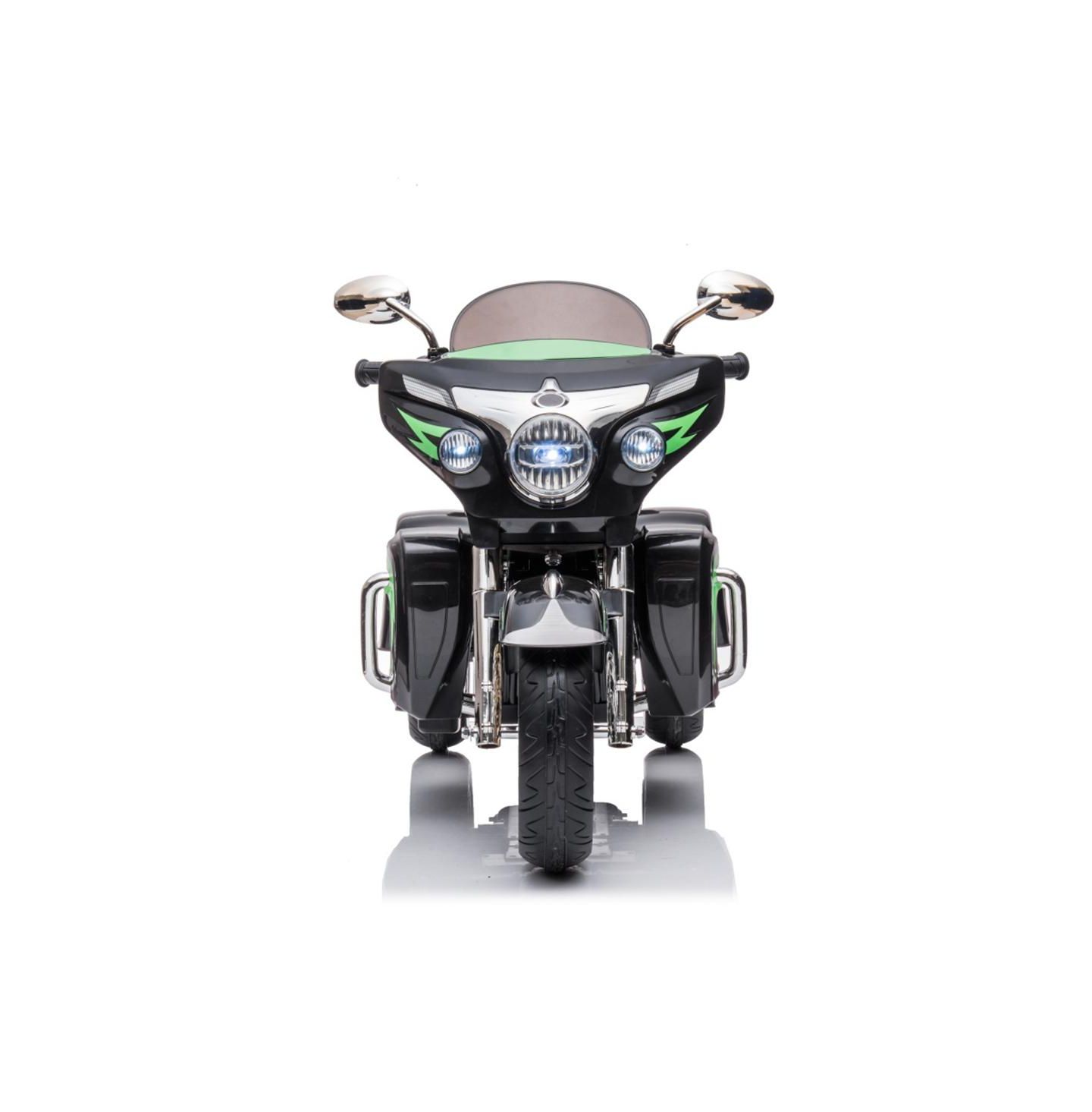 Детская игрушка YOBTOP Kids Ride On Motorcycle 12V with LED Lights, Wireless Music & Storage Trunk, 3–6 лет, цвет: Чёрный — фото 9