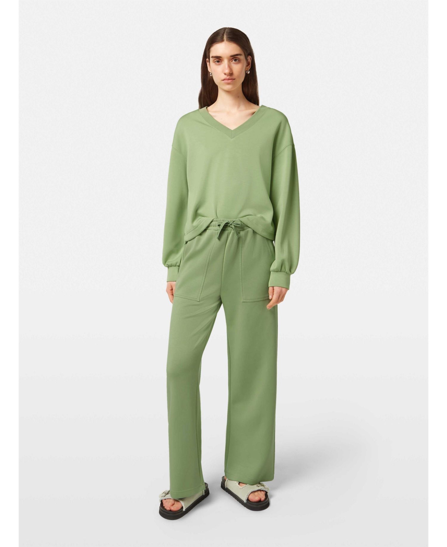 Women's V-Neck Modal Sweatshirt