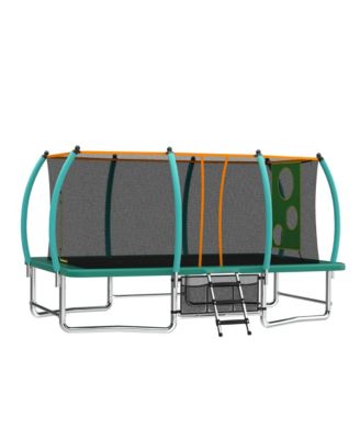 Outdoor Square Trampolines for Kids Adults Long Rectangular Tumbling Trampoline