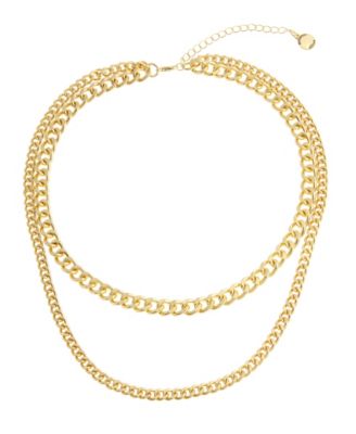 Gold Boho Mixed Chain Layered Necklace
