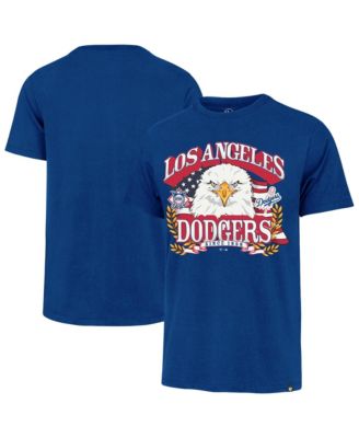 Men's Royal Los Angeles Dodgers Americana Eagle T-Shirt