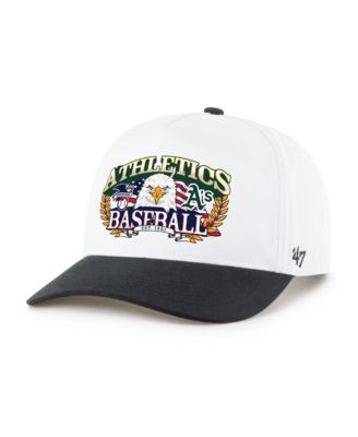 Men's White/Black Athletics Americana Eagle Hitch Adjustable Hat