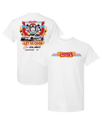 Men's White Connor Zilisch 88 Wendy's T-Shirt