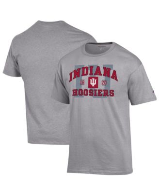 Men's Heather Gray Indiana Hoosiers Varsity T-Shirt