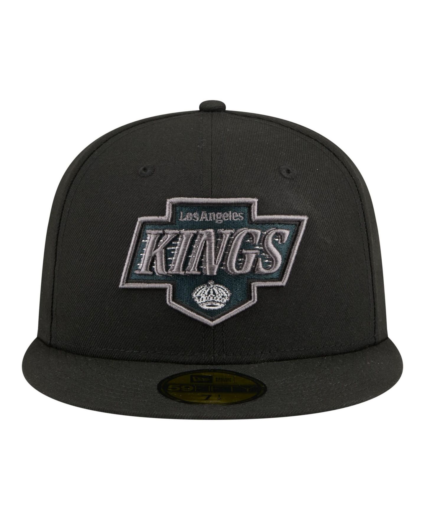 Мужская кепка New Era Black Los Angeles Kings Color Pop 59FIFTY Fitted Hat — фото 4