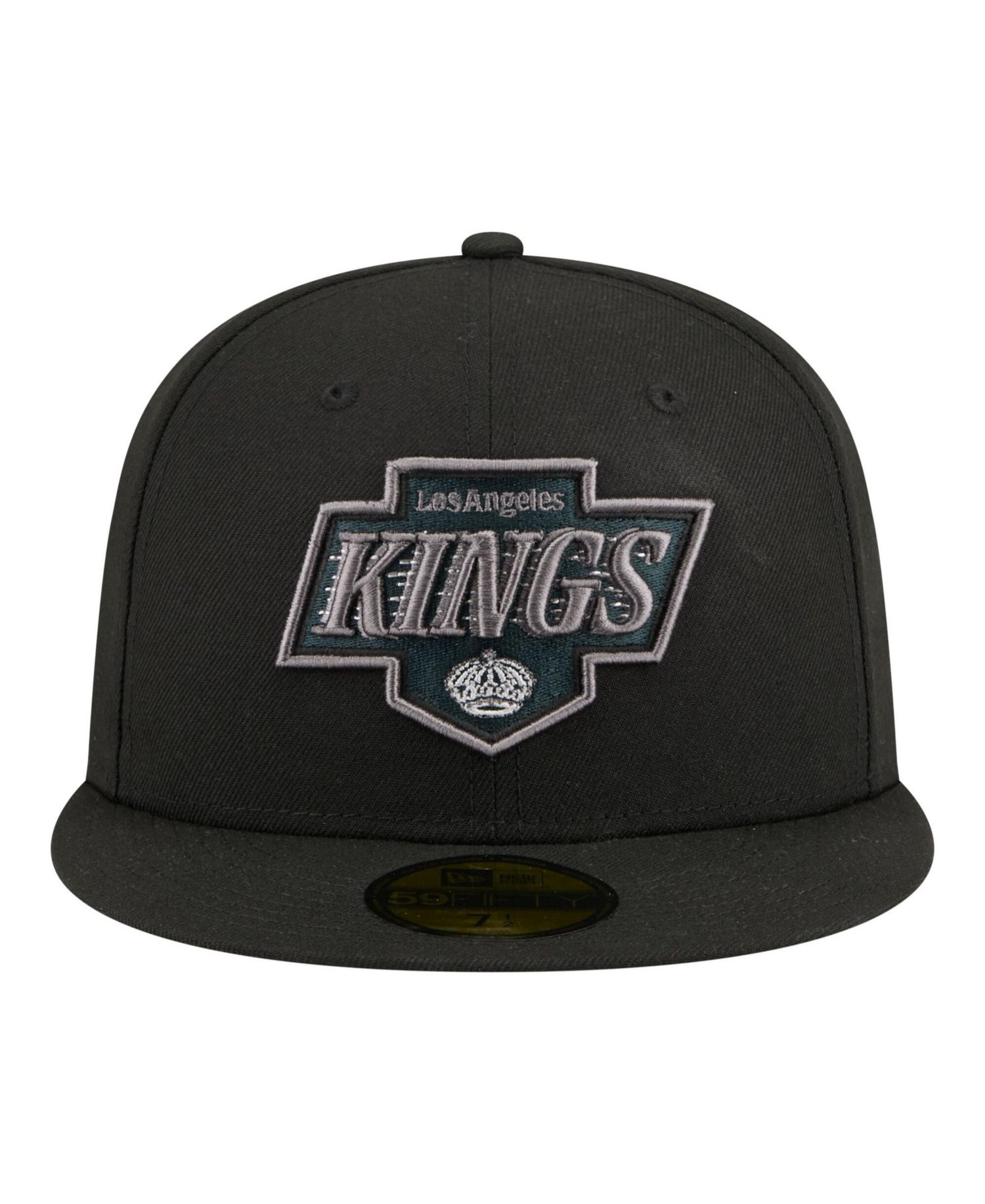 Men's Black Los Angeles Kings Color Pop 59FIFTY Fitted Hat