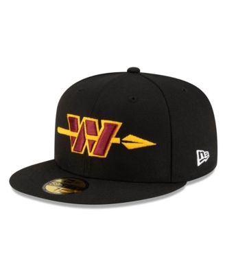 Men's Black Washington Commanders Alternate 59FIFTY Fitted Hat