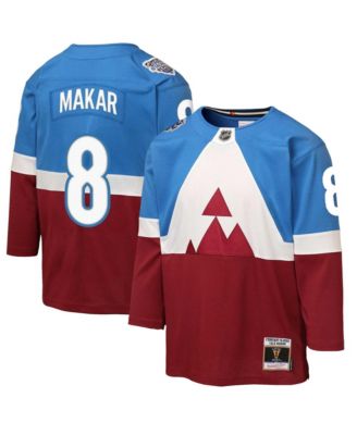 Big Boys and Girls Cale Makar Blue/Burgundy Colorado Avalanche 2020 Stadium Series Power Play Jersey