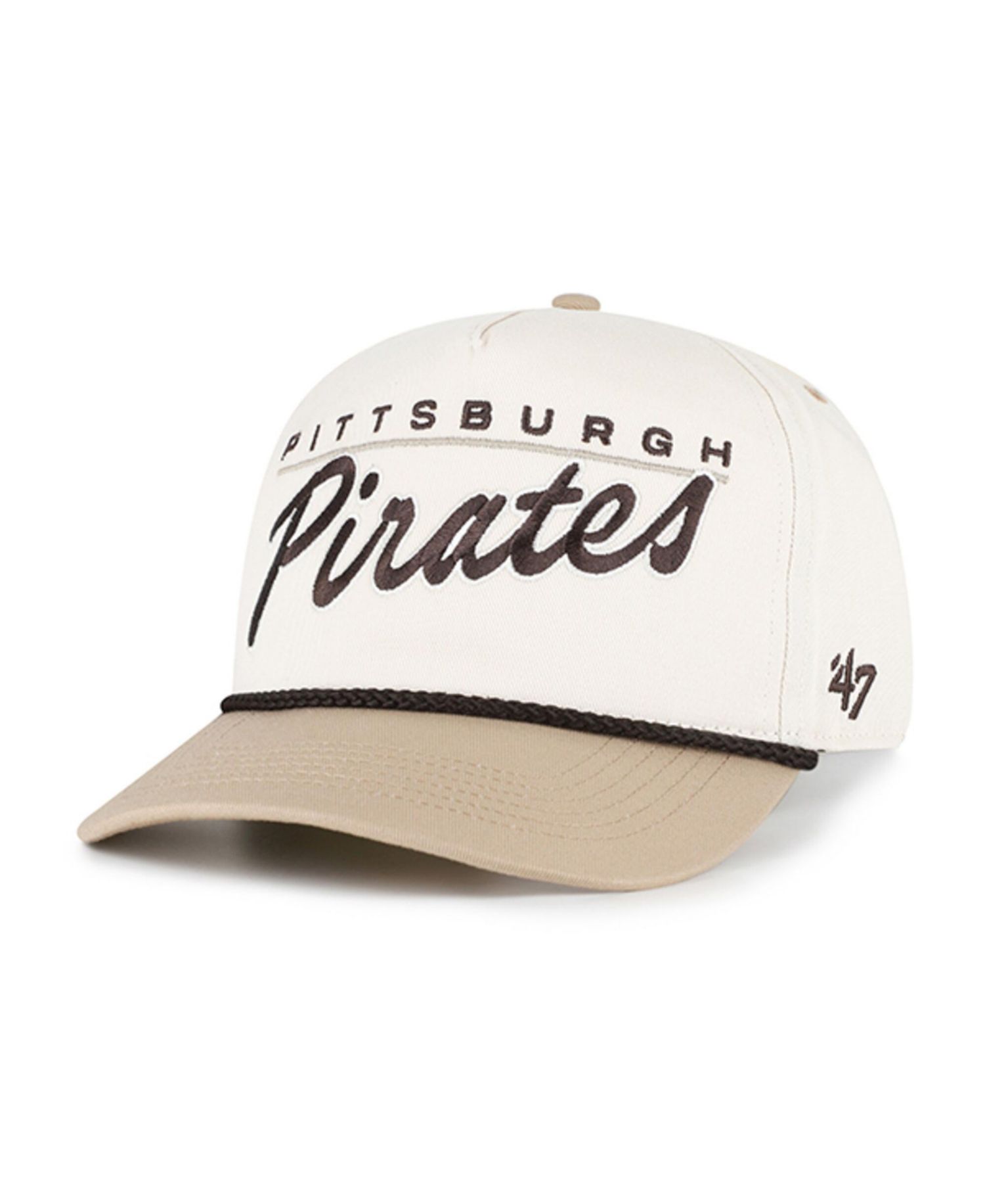 Men's Natural/Tan Pittsburgh Pirates Neutral Terrain Hitch Rope Adjustable Hat