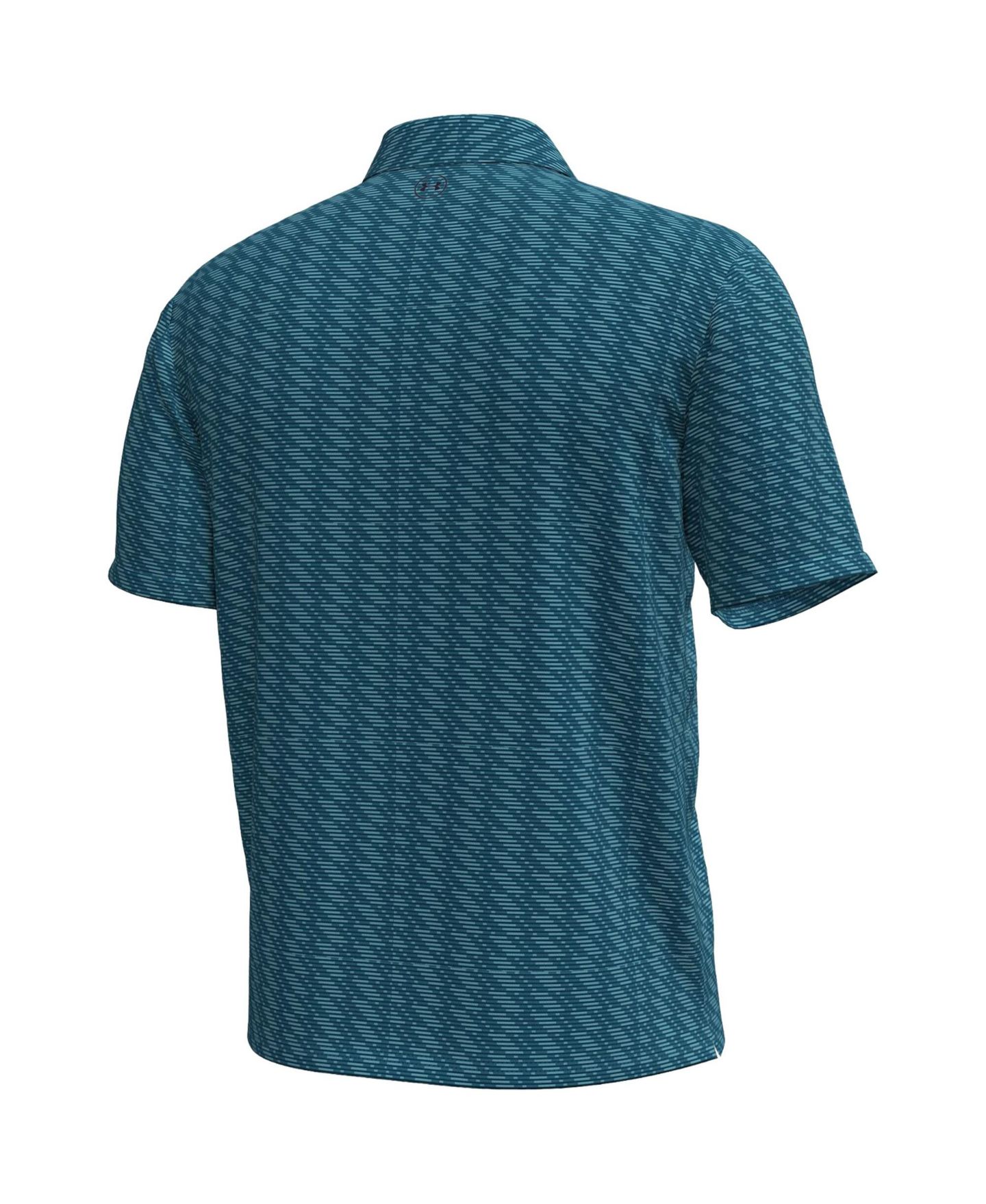 Мужское поло Under Armour Teal the Players Iso-Chill Deuces Polo Shirt — фото 2