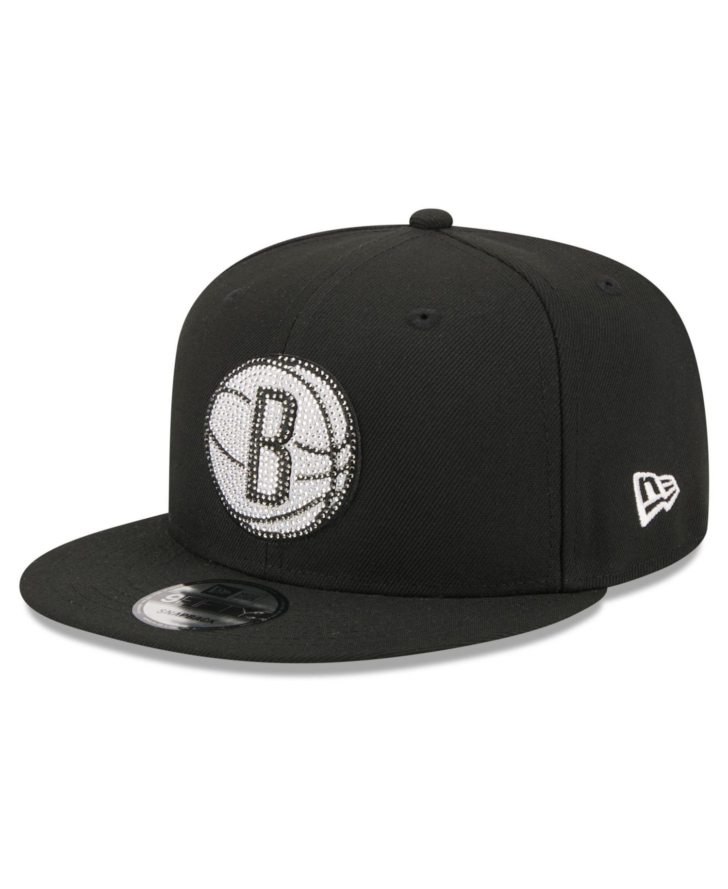 Men's Black Brooklyn Nets 2026 NBA Draft Crystal 9FIFTY Snapback Hat