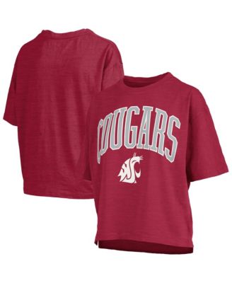 Women's Crimson Washington State Cougars Nelson T-Shirt