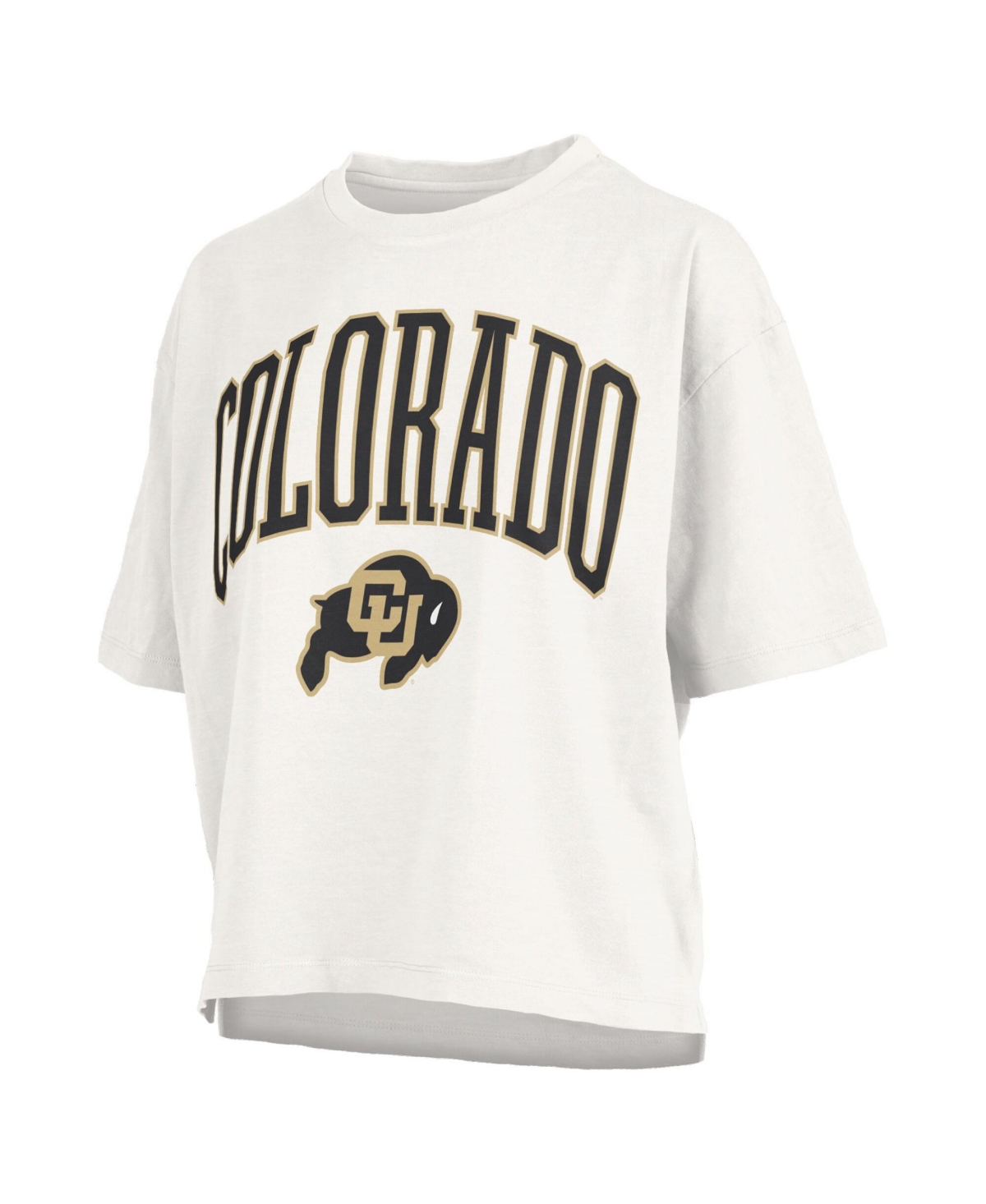 Pressbox Women's White Colorado Buffaloes Nelson T-Shirt