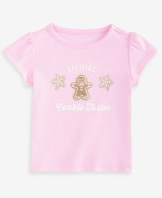 Toddler Girls' 2T-4T Mix & Match Short-Sleeve Cookie T-Shirt