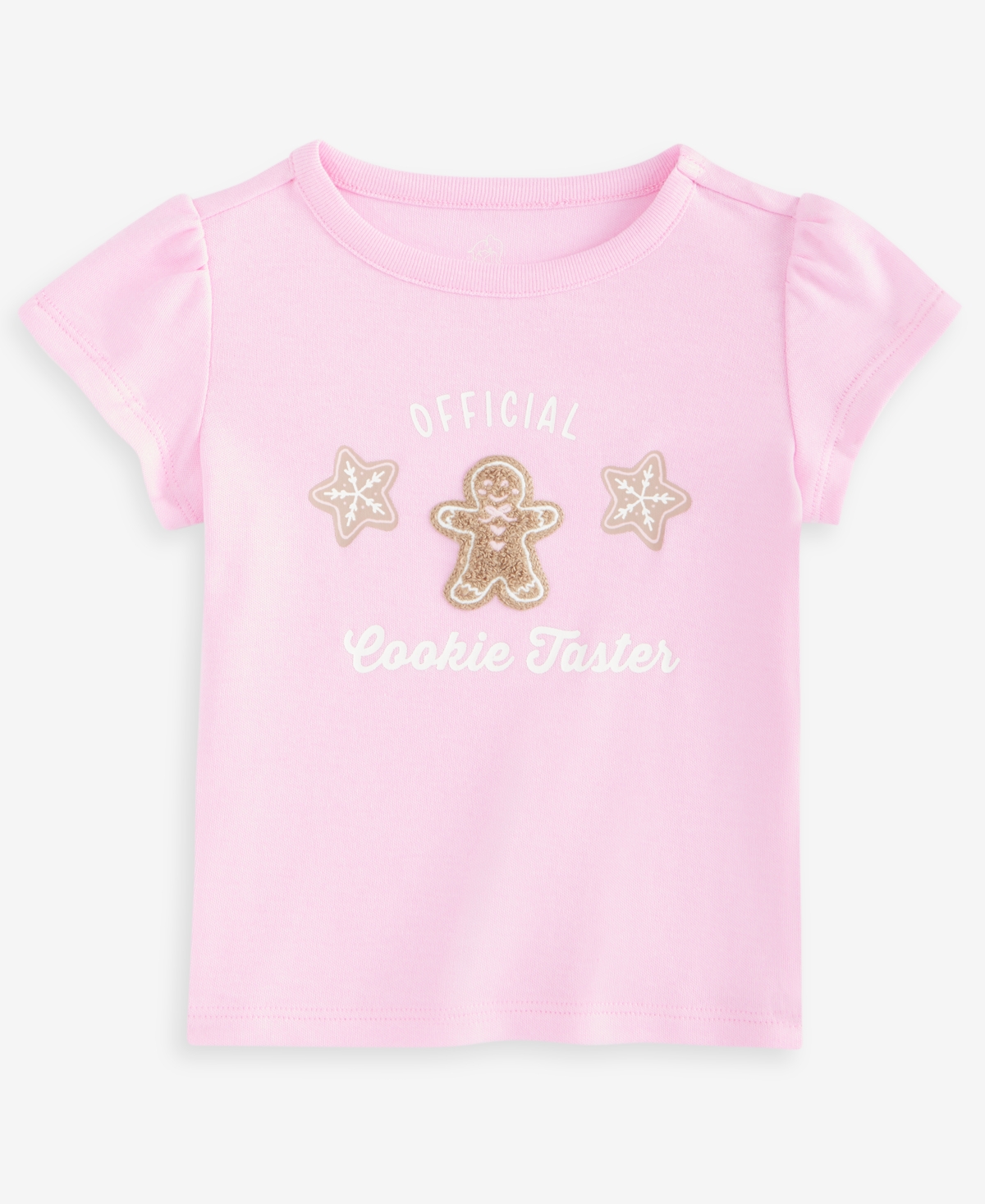 First Impressions Baby Girls' 3M-24M Mix & Match Short-Sleeve Cookie T-Shirt, Exclusively at Macy's