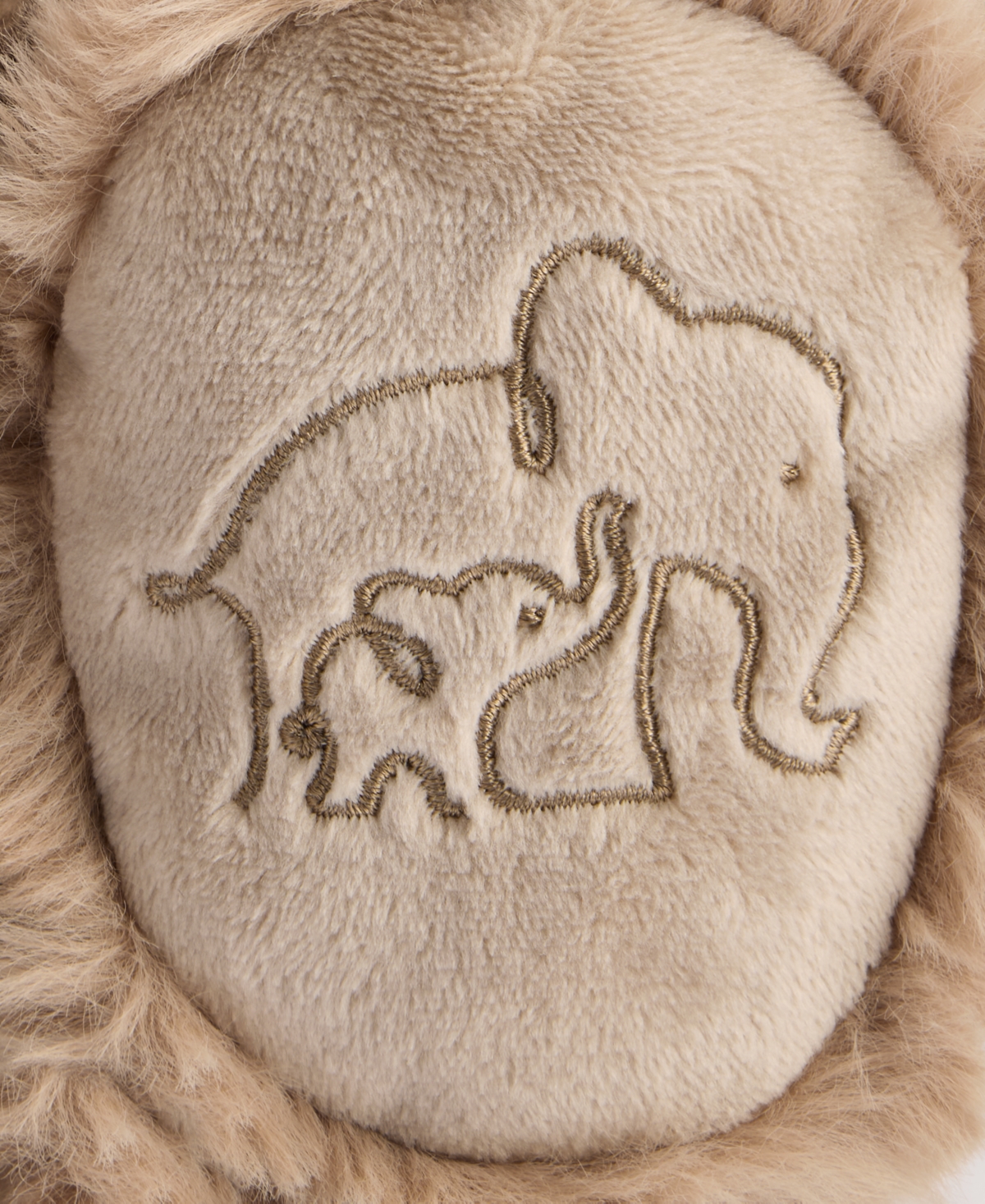 First Impressions Curly Fur Embroidered Teddy Bear, Macy's Exclusive