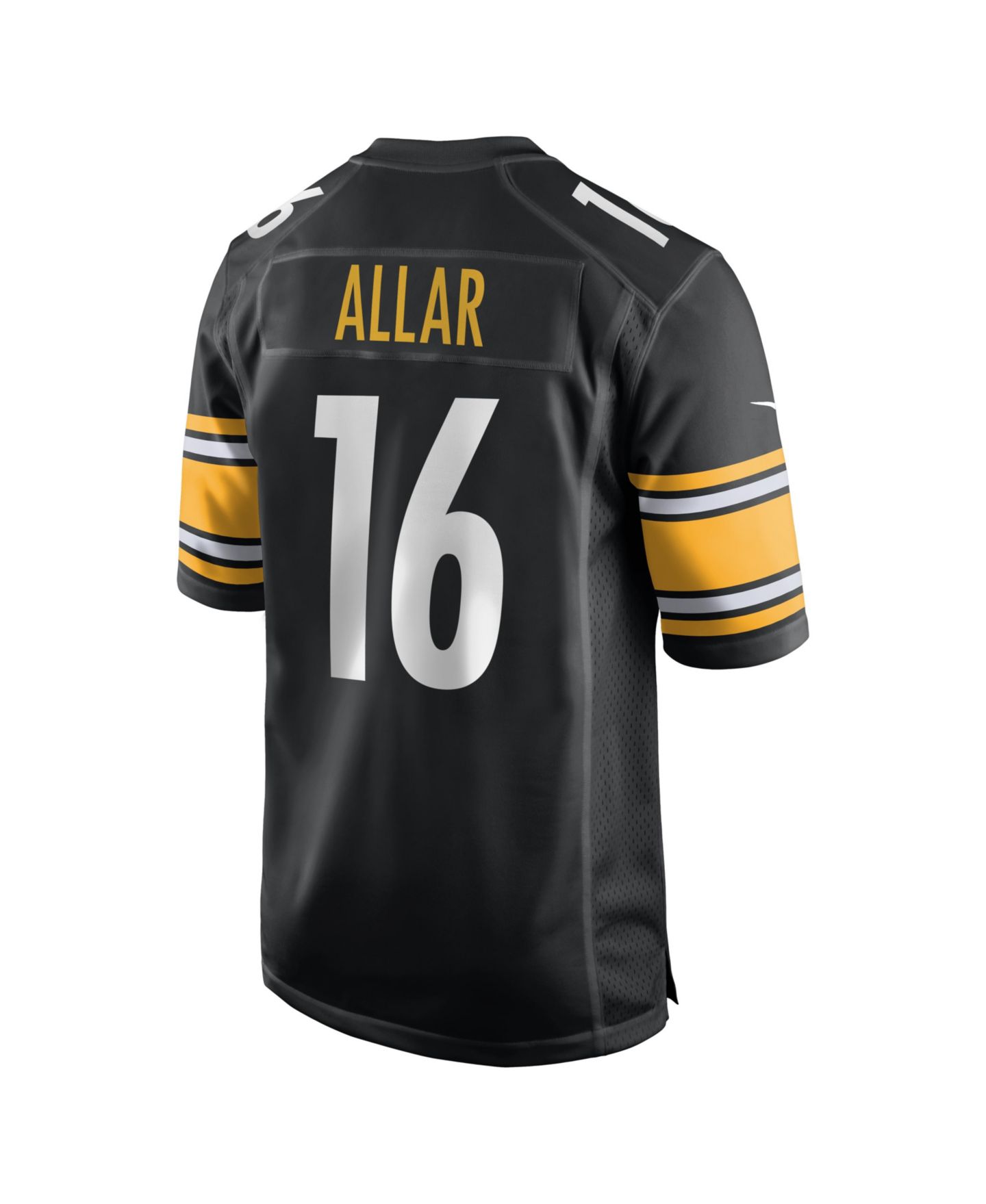 Мужской топ Nike Drew Allar Black Pittsburgh Steelers Game Jersey — фото 3