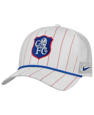 Men's White Chelsea Rise Rope Trucker A-Frame Adjustable Hat