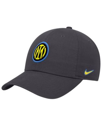 Men's Charcoal Inter Milan Club Adjustable Hat