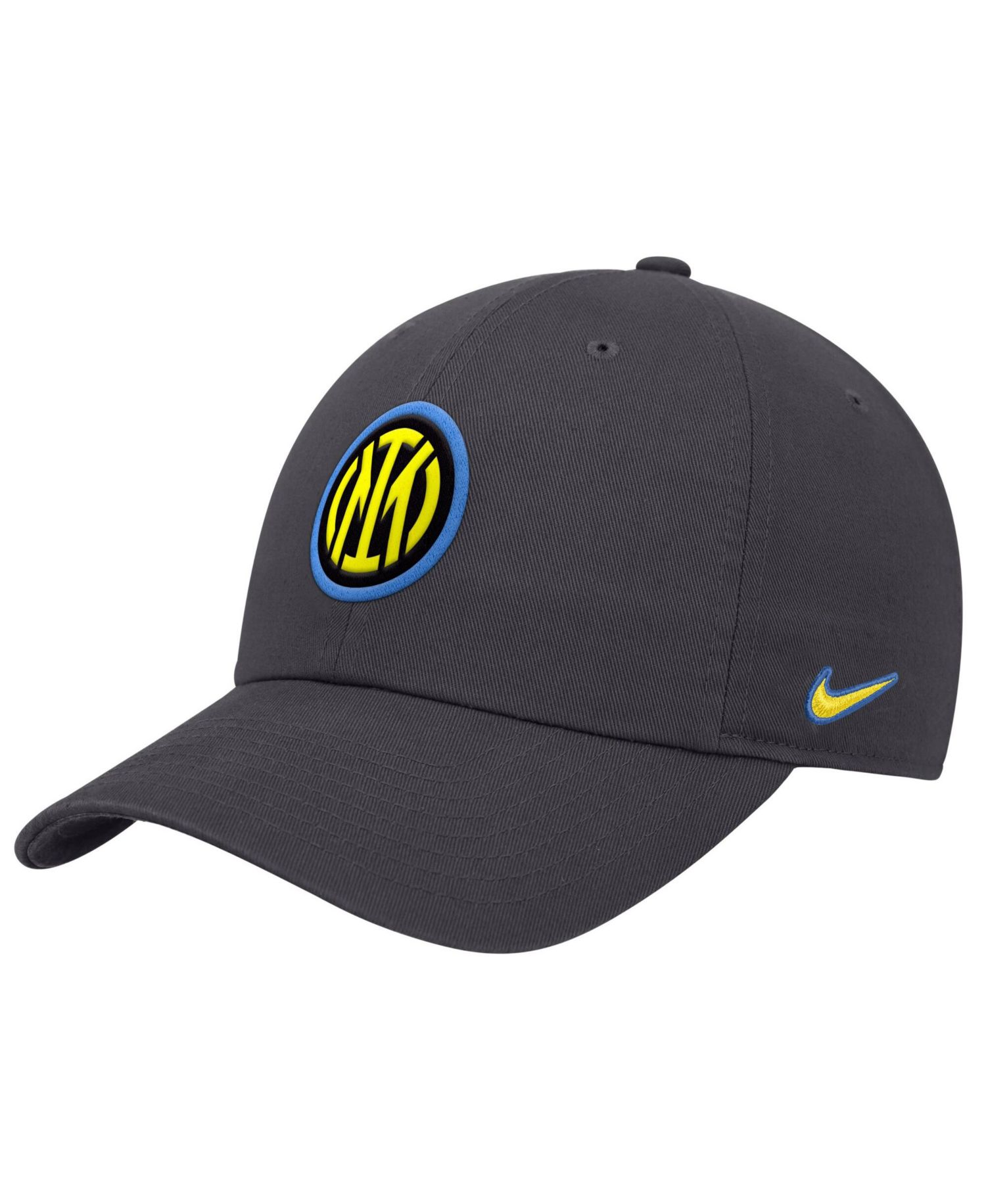 Men's Charcoal Inter Milan Club Adjustable Hat
