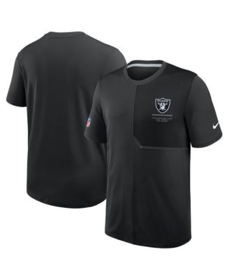Men's Black Las Vegas Raiders Sideline UV Dri-FIT Coaches Shirt