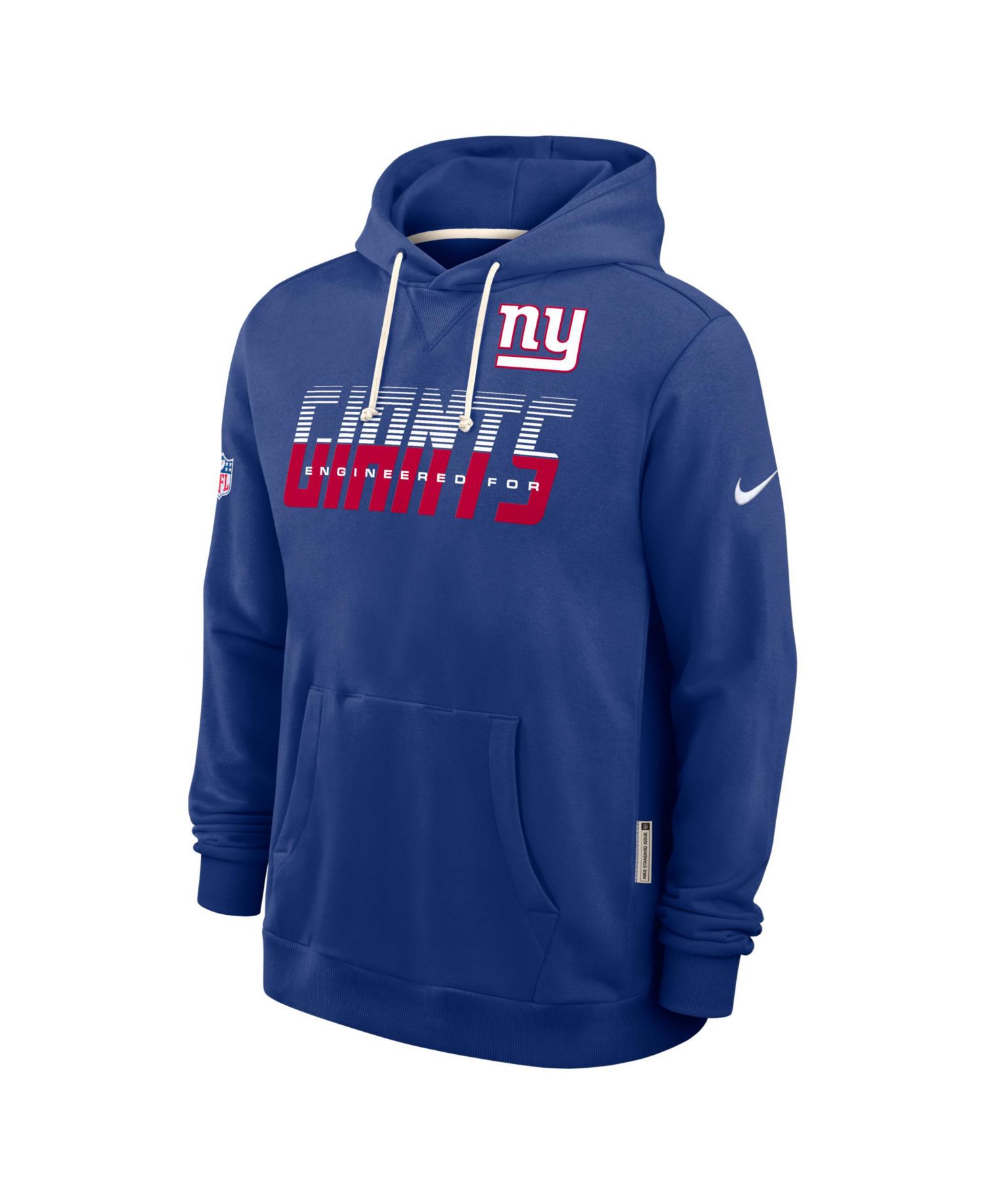Men's Royal New York Giants Sideline Standard Issue Dri-FIT Hoodie