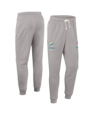Men's Gray Miami Dolphins Sideline Standard Issue Dri-FIT Taper Pants