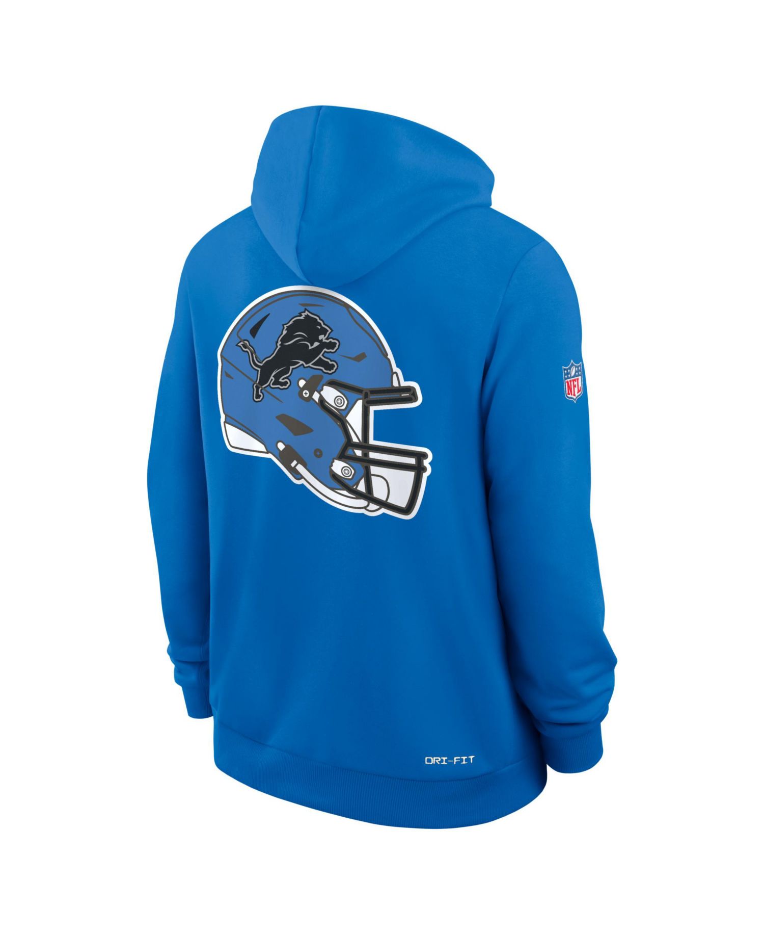 Men's Blue Detroit Lions Alt Sideline Standard Issue Dri-FIT Hoodie