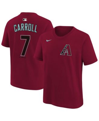 Big Boys and Girls Corbin Carroll Red Arizona Diamondbacks Name & Number T-Shirt