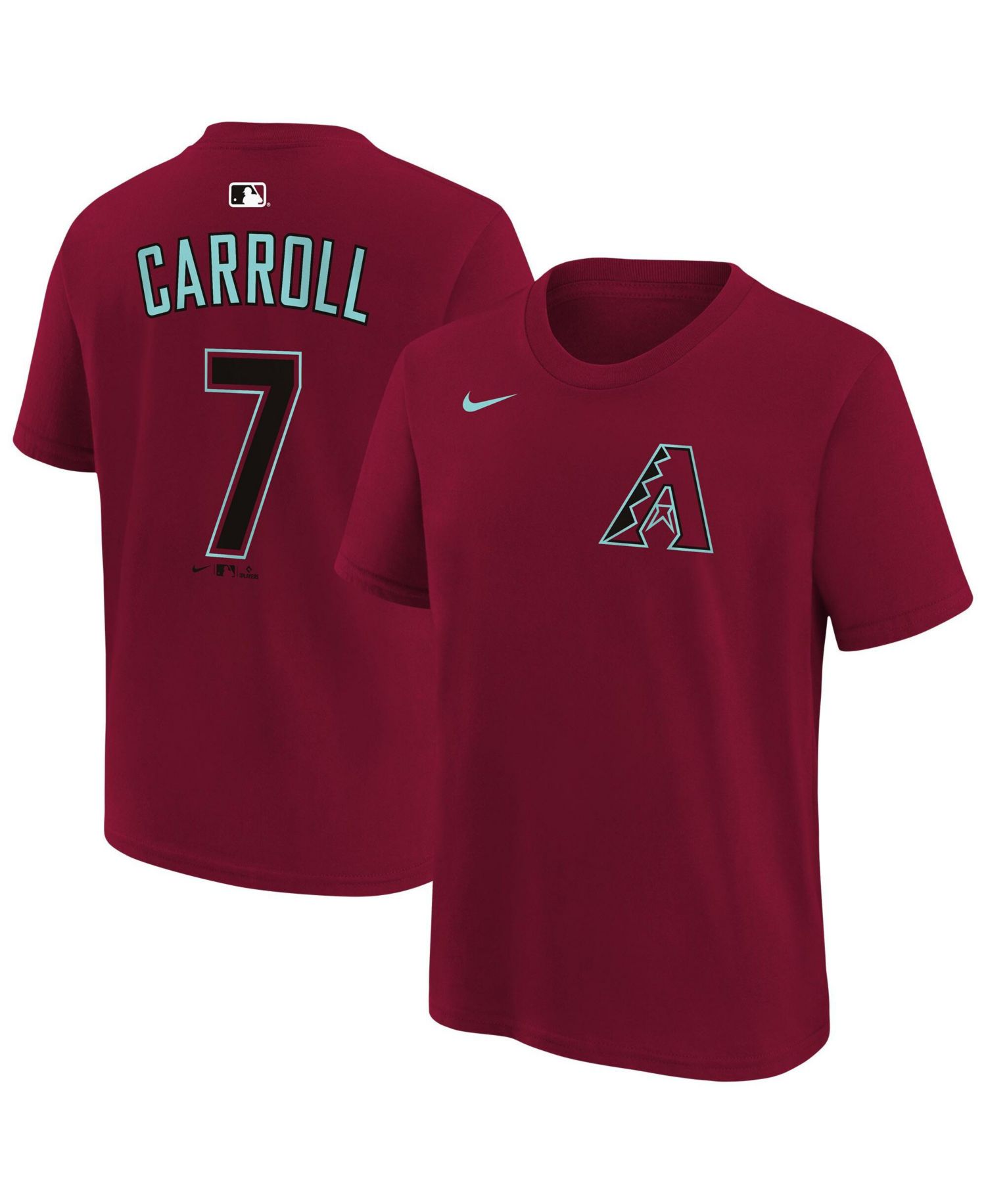 Big Boys and Girls Corbin Carroll Red Arizona Diamondbacks Name & Number T-Shirt