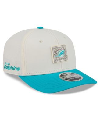 Men's Cream/Aqua Miami Dolphins 2026 NFL Training Camp 9SEVENTY Adjustable Hat