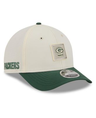 Men's Cream/Green  Bay Packers 2026 NFL Training Camp 9FORTY Adjustable Hat