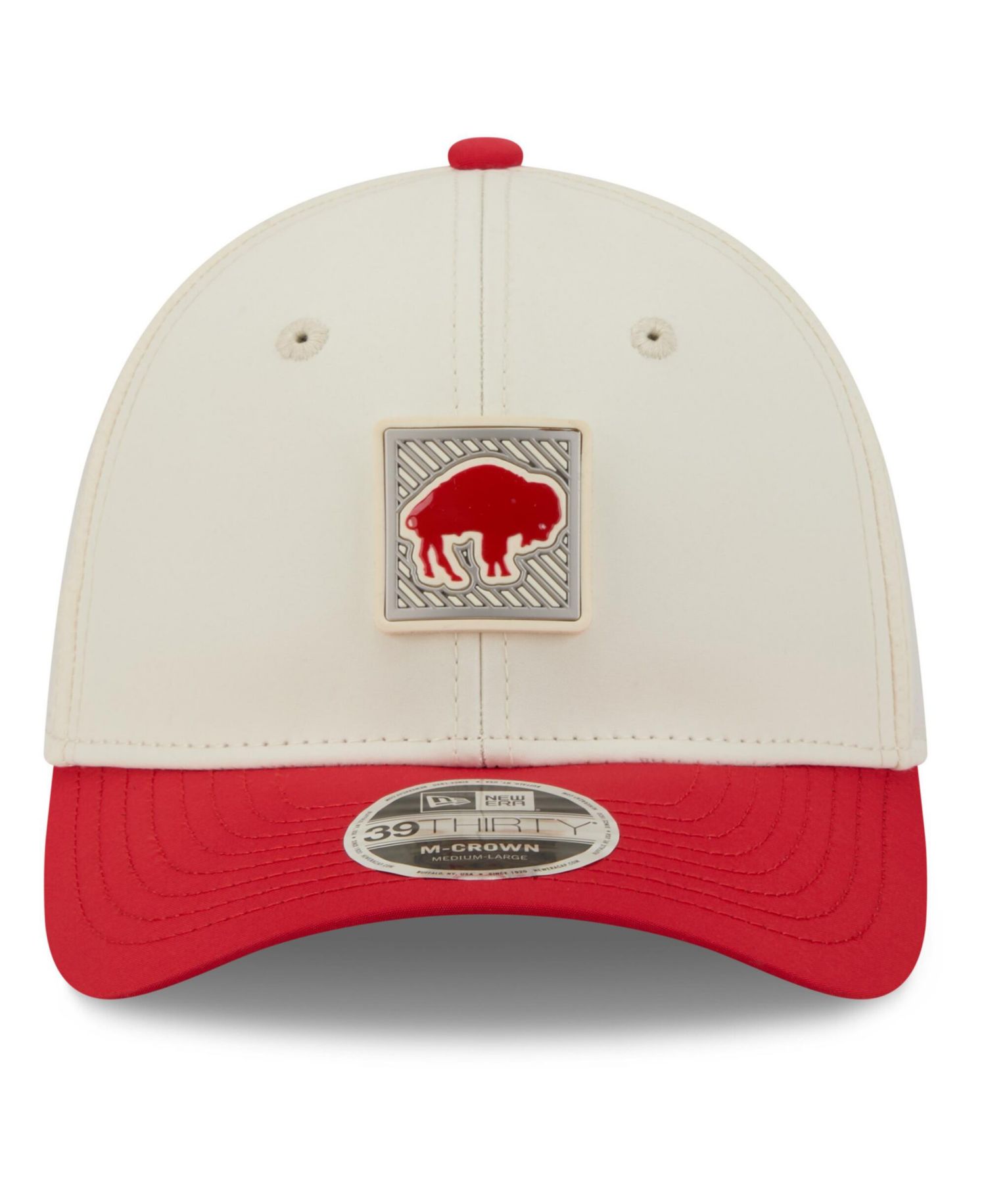 Men's Cream/Red Buffalo Bills 2026 NFL Training Camp 39THIRTY Flex Hat