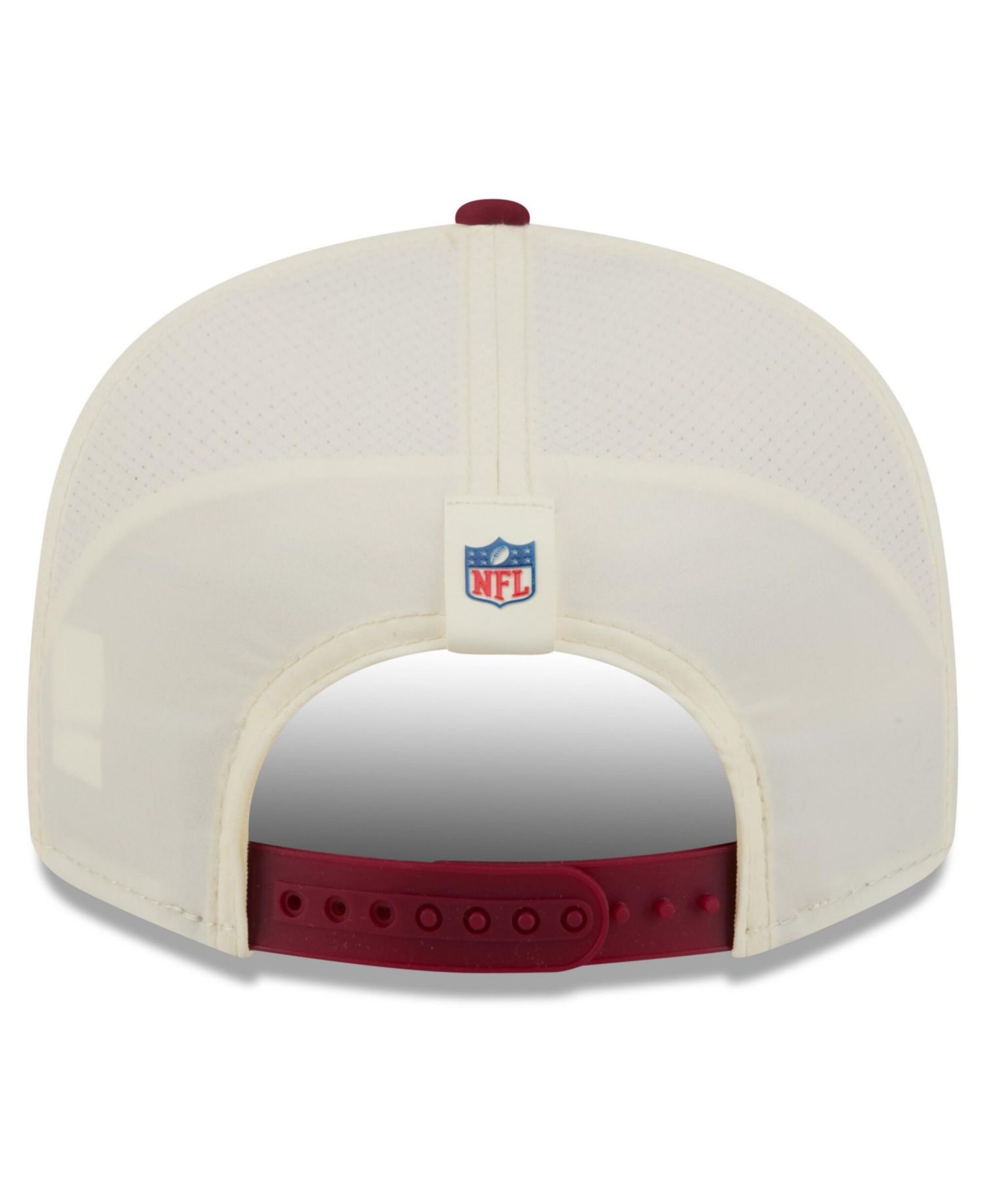 Men's Cream/Burgundy Washington Commanders 2026 NFL Training Camp 9FIFTY Snapback Hat