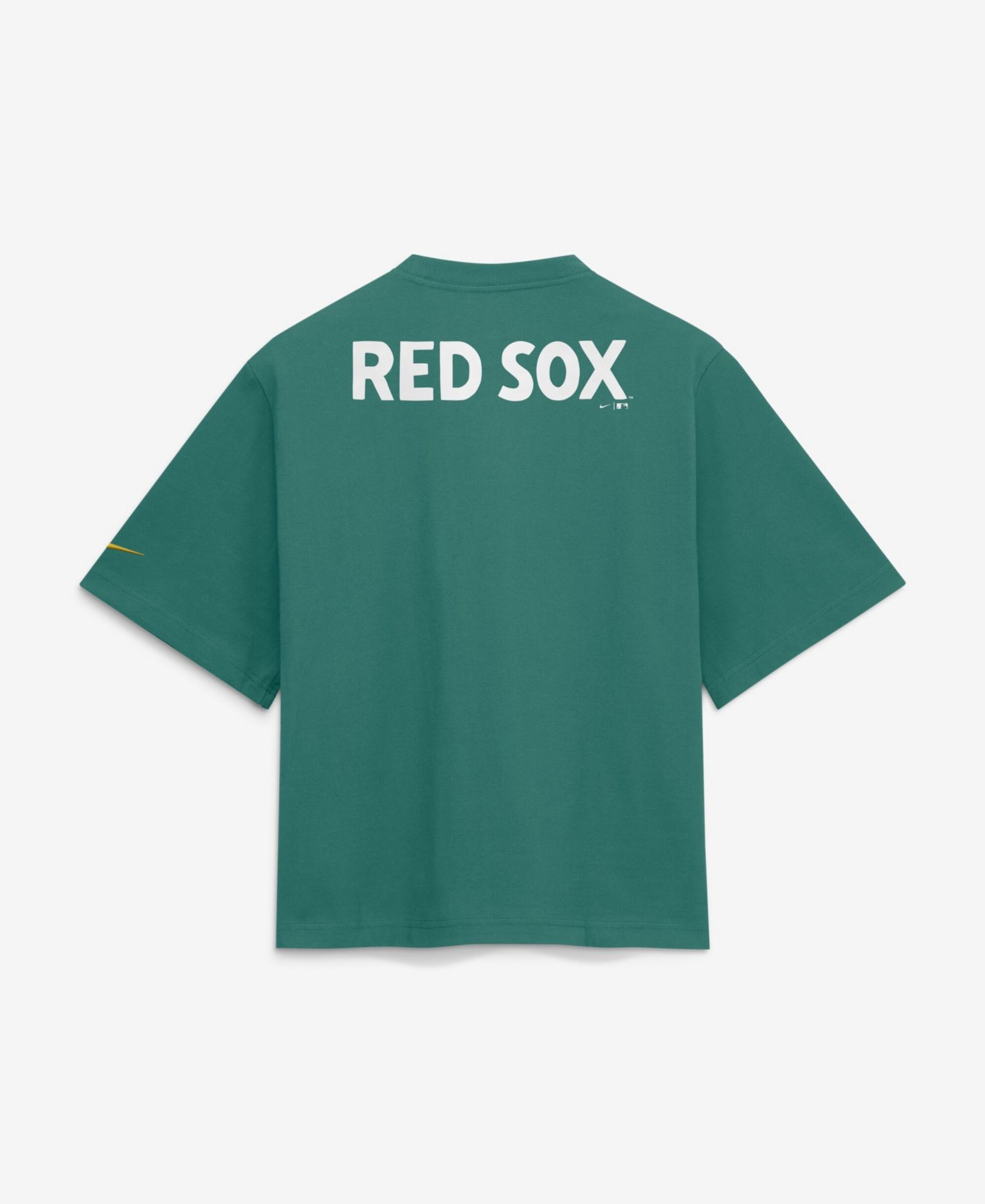 Women's Green Boston Red Sox City Connect Pocket Boxy T-Shirt